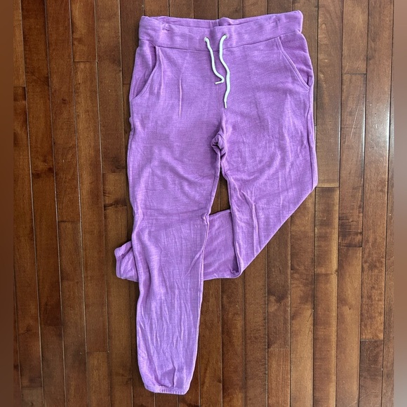 Monrow Women’s Pink Drawstring Joggers Size Small - Picture 1 of 6